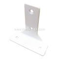 Powder Coated White Steel Curtain T Shaped Bracket